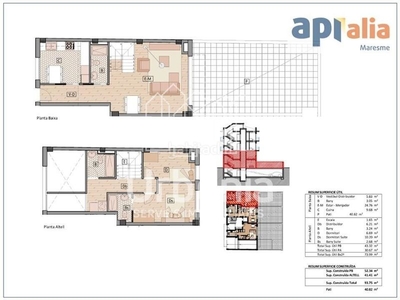 Piso en venta , con 134 m2, 2 habitaciones y 1 baños, ascensor y calefacción bomba frío / calor. en Badalona