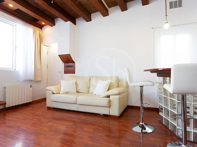 Alquiler de estudio en Sant Pere, Santa Caterina i la Ribera con terraza y muebles