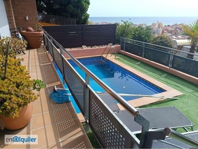 Alquiler casa terraza y piscina Calella