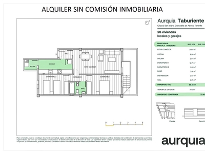 Alquiler de piso con terraza en San Isidro de Abona (Granadilla de Abona), NUEVO TABURIENTE I