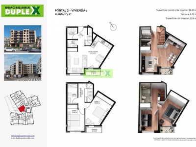 Venta Dúplex Pontevedra. Nueva con terraza 74 m²
