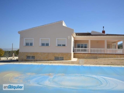 Alquiler casa piscina Castalla