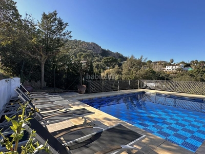 Chalet con 6 habitaciones amueblado con parking, piscina, calefacción, aire acondicionado y vistas a la montaña en Santa Cristina d´Aro