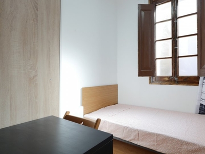 Se alquila habitación amueblada en apartamento de 3 dormitorios en El Raval