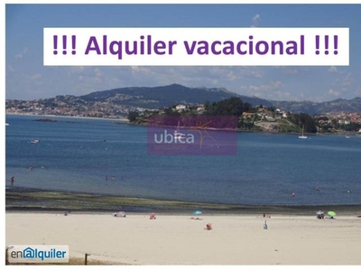 Piso en baiona para alquiler vacacional. Primera linea de playa