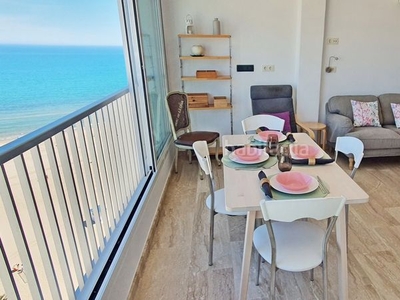 Alquiler apartamento con 2 habitaciones amueblado con ascensor, piscina, calefacción, aire acondicionado y vistas al mar en Gandia