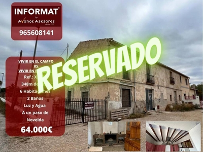 Venta Casa unifamiliar en salinetas Novelda. Con terraza 348 m²