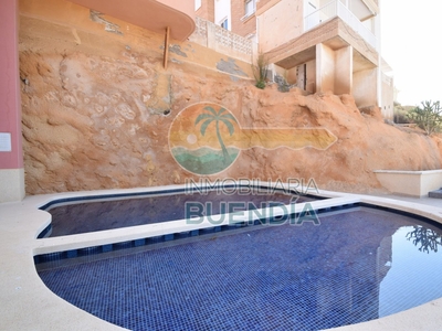 Venta de dúplex con piscina y terraza en Puerto de Mazarrón, El Faro