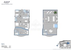Ático lujoso ático de obra nueva de 2 dormitorios con 139 m² de terraza a primera línea de playa, en la costa del sol en Fuengirola