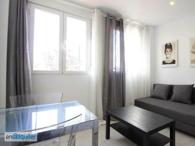 Apartamento de 1 dormitorio en alquiler en Madrid