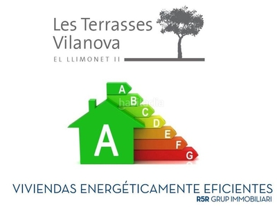 Piso «a» energeticamente eficiente en Nord Vilanova i la Geltrú