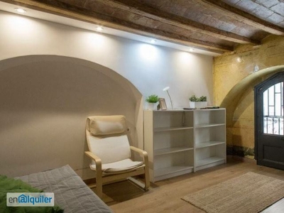 Precioso apartamento estudio en alquiler en El Raval