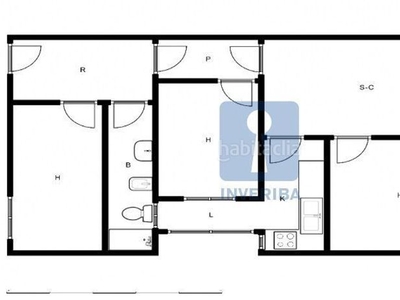 Piso en venta , con una superficie de 60 m2 distribuido en salón-comedor con salida terraza, cocina con lavadero / galería, 3 habitaciones y 1 baños. en Esplugues de Llobregat