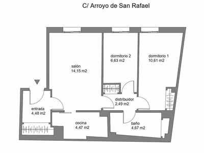 Venta Piso Córdoba. Piso de dos habitaciones en Arroyo De San Rafael.