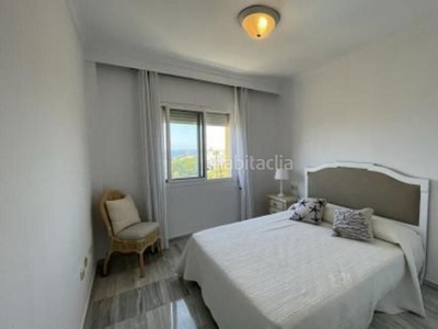 Alquiler apartamento con 4 habitaciones amueblado con ascensor, parking, piscina, aire acondicionado y vistas al mar en Marbella