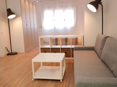 Alquiler loft Raval, loft de 45m², amueblado, una habitacion abierta, un baño, cocina equipada, alquiler de temporada en Barcelona