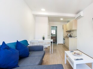 Apartamento minimalista de 1 dormitorio en alquiler en Sants, Barcelona