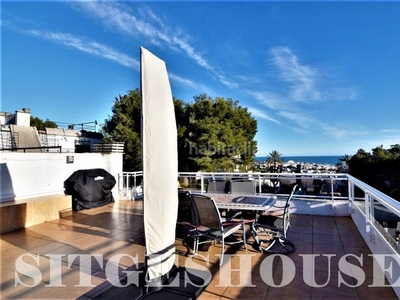 Alquiler casa pareada vallpineda vistas mar con piscina y garaje - con o sin muebles en Sitges