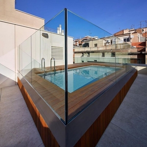 Piso en alquiler en calle De Sagués de 1 habitación con piscina y muebles