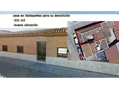 Venta Casa unifamiliar Valdepeñas. A reformar 160 m²