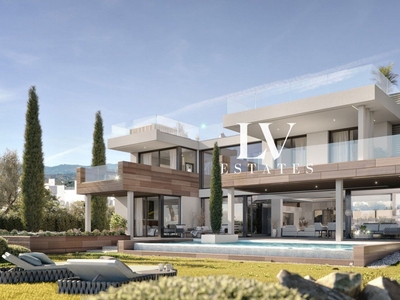 Lujosa Villa de diseño ultra-contemporáneo con mejores vistas panorámicas al mar en La Costa del Sol