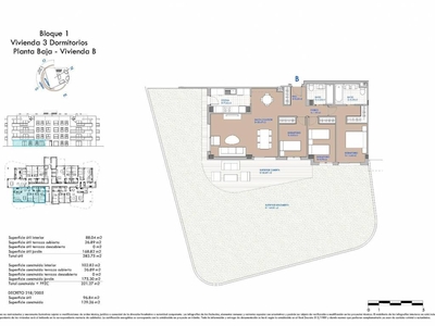 Venta Piso El Ejido. Piso de dos habitaciones Con terraza