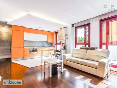 Exclusivo y luminoso apartamento de lujo, de 96 m2, un dormitorio y jardín de 40 m2, junto al metro Manuel Becerra.
