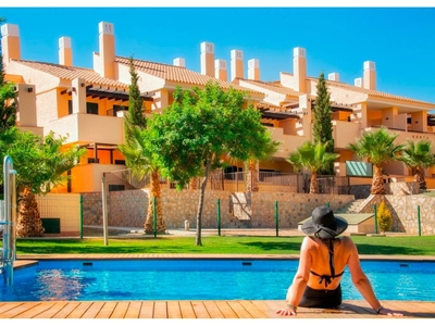 Venta de piso con piscina y terraza en Fuente Álamo de Murcia