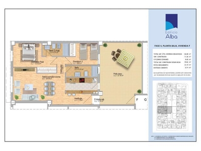 4ª FASE - EDIFICIO ALBA - BAJO F - CON PATIO DE 32,19 M2