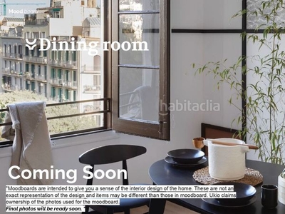 Alquiler apartamento de 3 dormitorios con despacho y terraza en sant gervasi en Barcelona