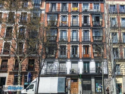 Amplio estudio con balcones en alquiler en Trafalgar