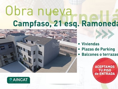 Dúplex duplex 2 habitaciones + buhardilla con terraza en Cornellà de Llobregat