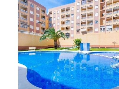 Apartamento con orientación sur en el centro de Torrevieja con piscina comunitaria