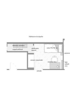 Habitaciones en C/ puig novell, Terrassa por 380€ al mes