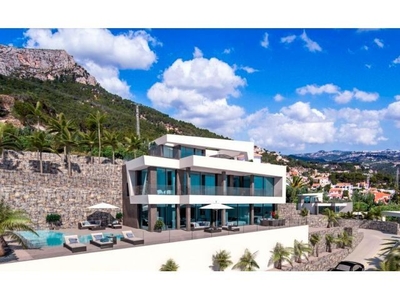 Villa privada de lujo de nueva construcción en Cucarres, Calpe, España con jardín privado, piscina,
