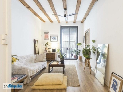 Precioso piso de una habitación en el corazón de Barcelona