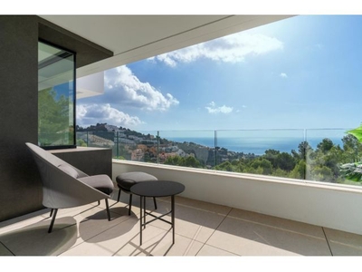 Villa de lujo terminada y lista para mudarse con vistas panorámicas al mar en Sierra de Altea