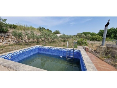Casa de campo con piscina y porche en La Senia