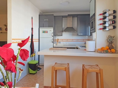 Piso con 2 habitaciones amueblado con ascensor, calefacción, aire acondicionado y vistas al mar en Benalmádena