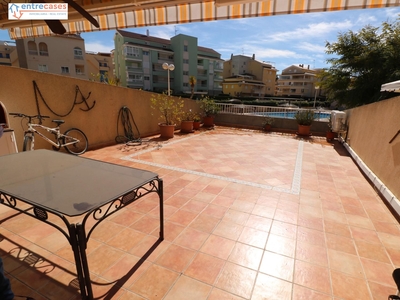 Alquiler de piso con piscina y terraza en Canet d'En Berenguer, AV JAIME I