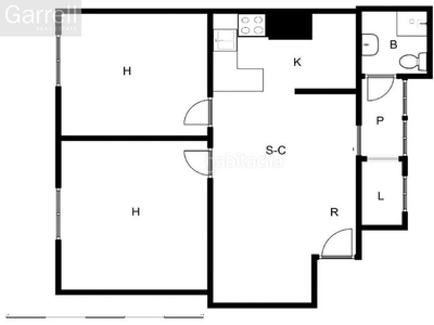 Piso con 2 habitaciones en Cirera Mataró