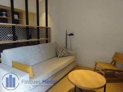 Alquiler de piso en Barris Marítims de 1 habitación con muebles y aire acondicionado