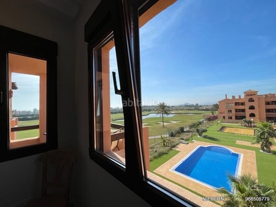 Alquiler piso con 2 habitaciones amueblado con ascensor, aire acondicionado y vistas a la montaña en Alcázares (Los)
